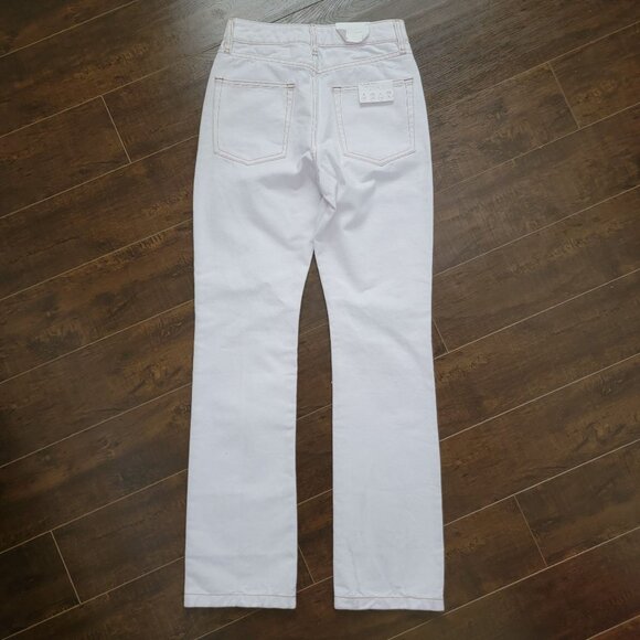 WeWoreWhat Icon Jeans Womens 27 White Cottage Country Timeless Classic Y2K - Picture 3 of 8